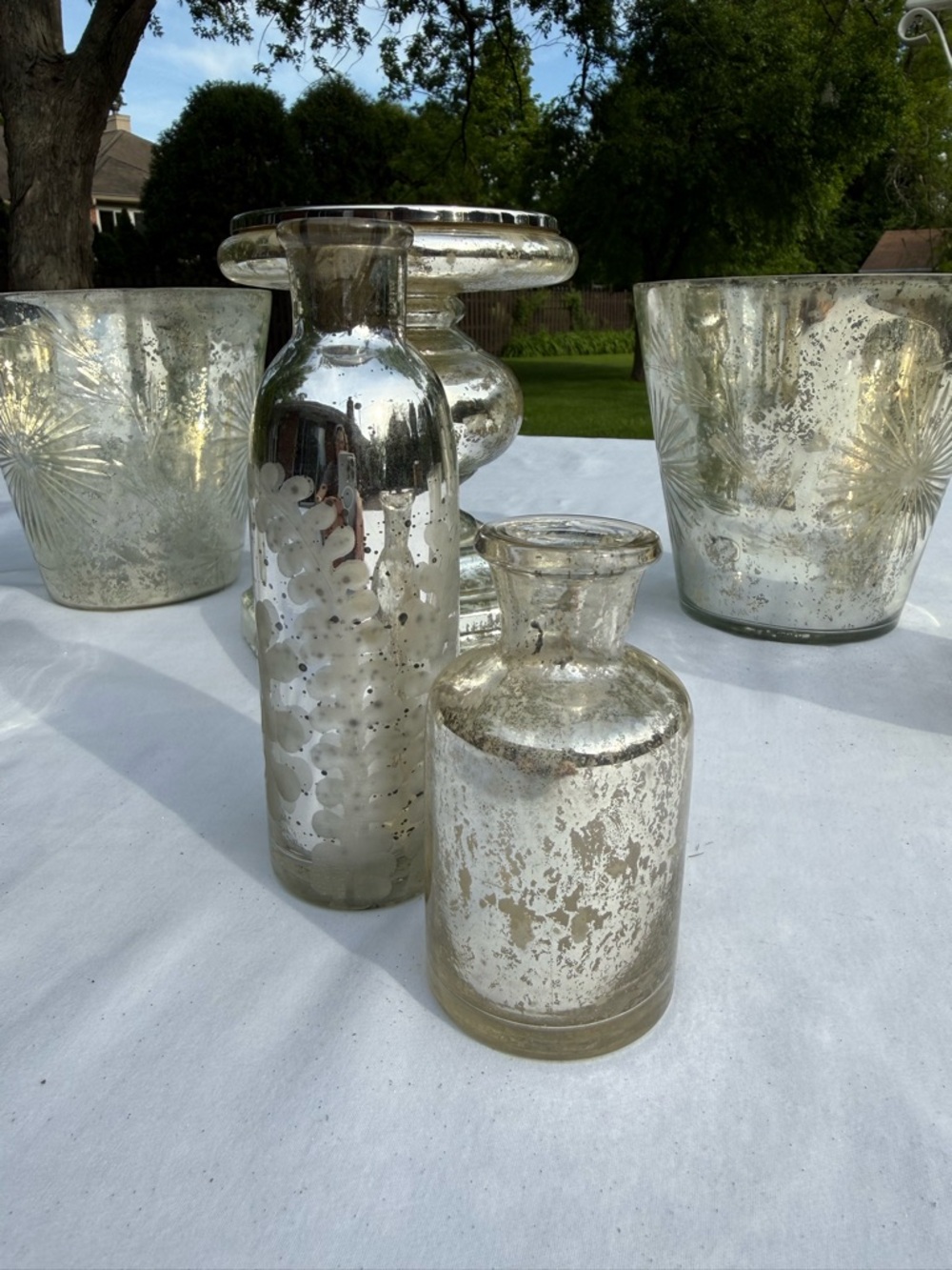 Pottery Barn Mercury Glass Collection